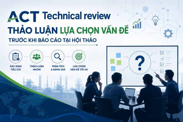 ACT Technical Review – Thảo luận lựa chọn vấn đề trước khi báo cáo tại hội thảo